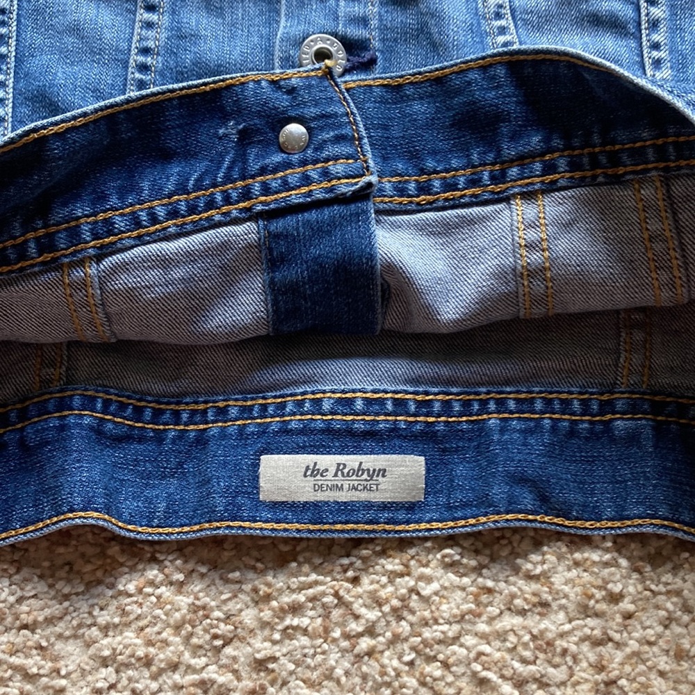 AG Adriano Goldschmied Light Blue Denim Jacket - Picture 8 of 14